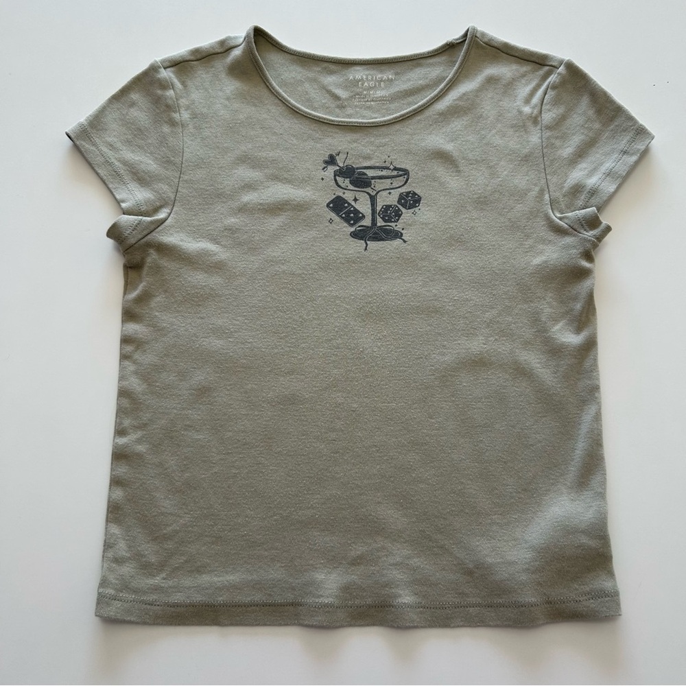 American Eagle Martini Baby Tee